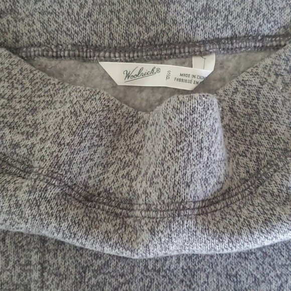 Woolrich Gray Fleece Pull On Mini Skirt Small - Picture 4 of 6